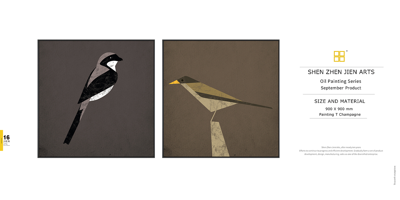 #装饰画##简约风格##室内装饰##软装配饰##酒店会所#（图ZOTI4MDA0Njg=） - 绘画 - 站酷设计师集恒工艺实物画原创素材 - 站酷ZCOOL