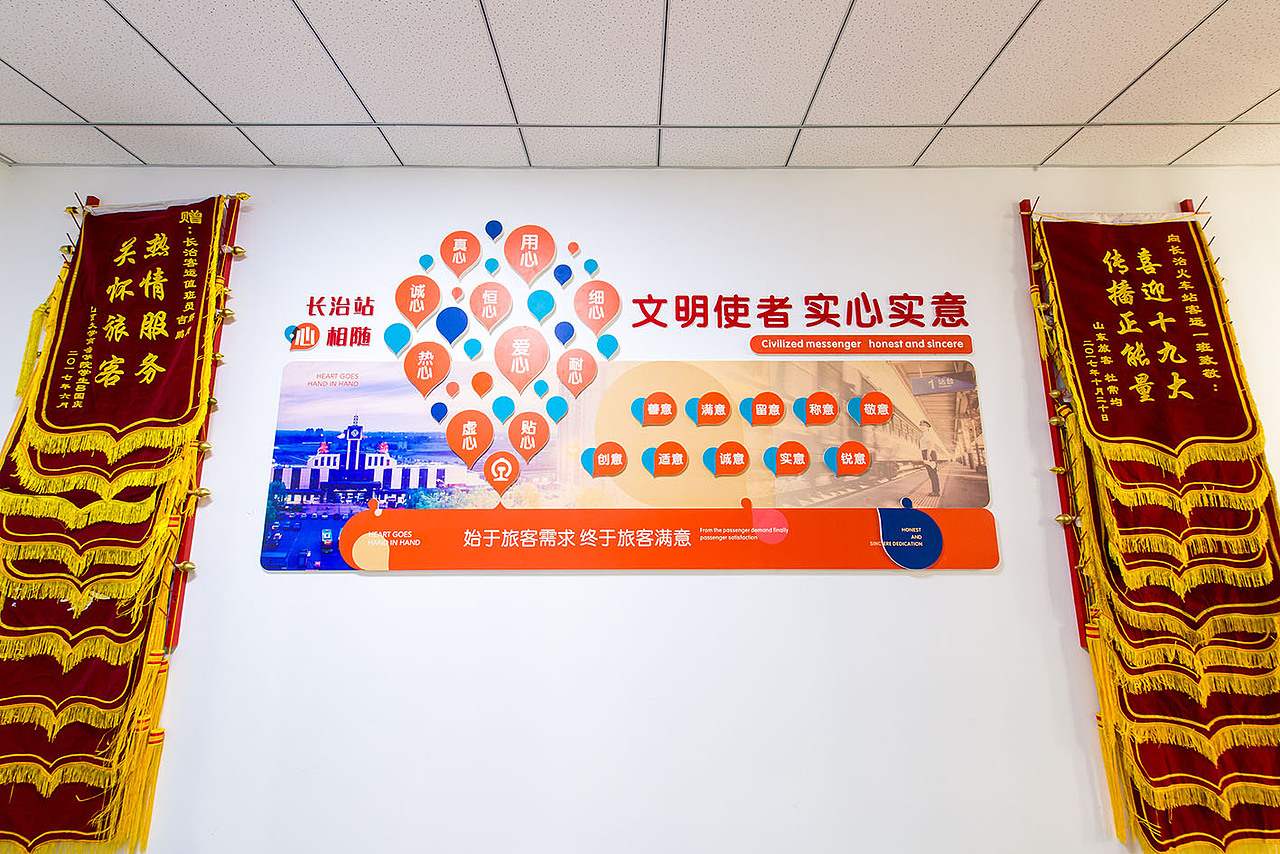 长治站文化落地拍照 部分