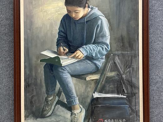 展览中油画作品