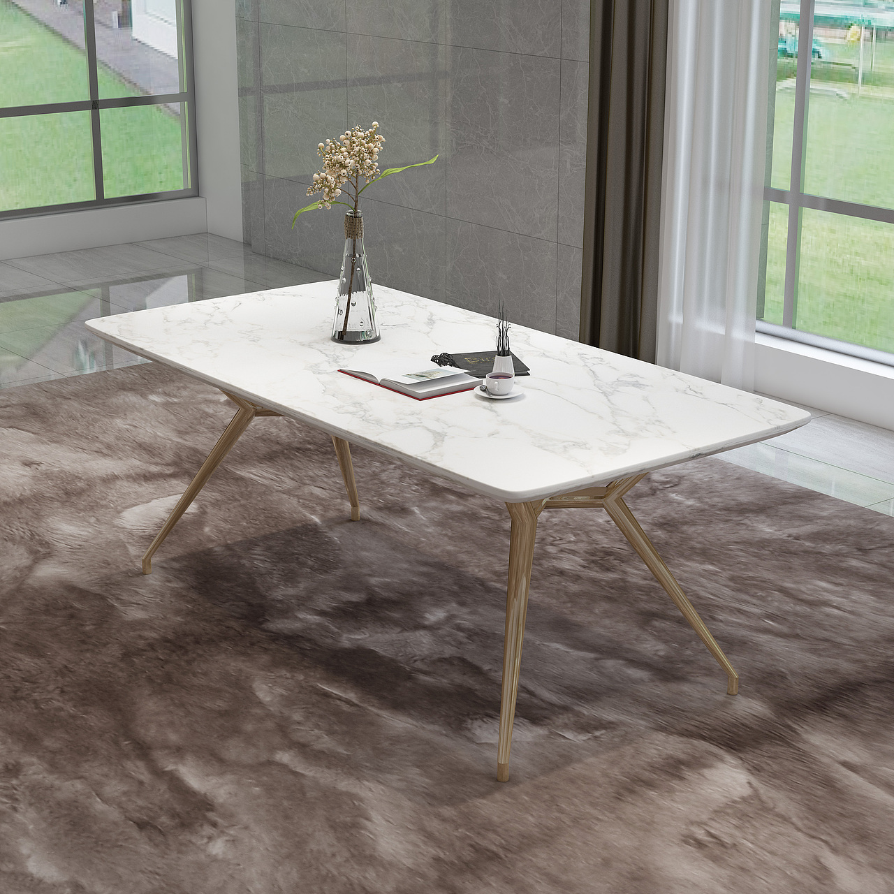 现代餐桌椅（图ZMTM1MjM3MzA4） - 其他三维 - 站酷设计师七夜灬原创素材 - 站酷ZCOOL