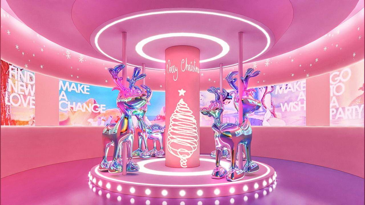 迪士尼新年美陈（图ZMjg2MzE3OTg4） - 场景 - 站酷设计师W冥王星M原创素材 - 站酷ZCOOL
