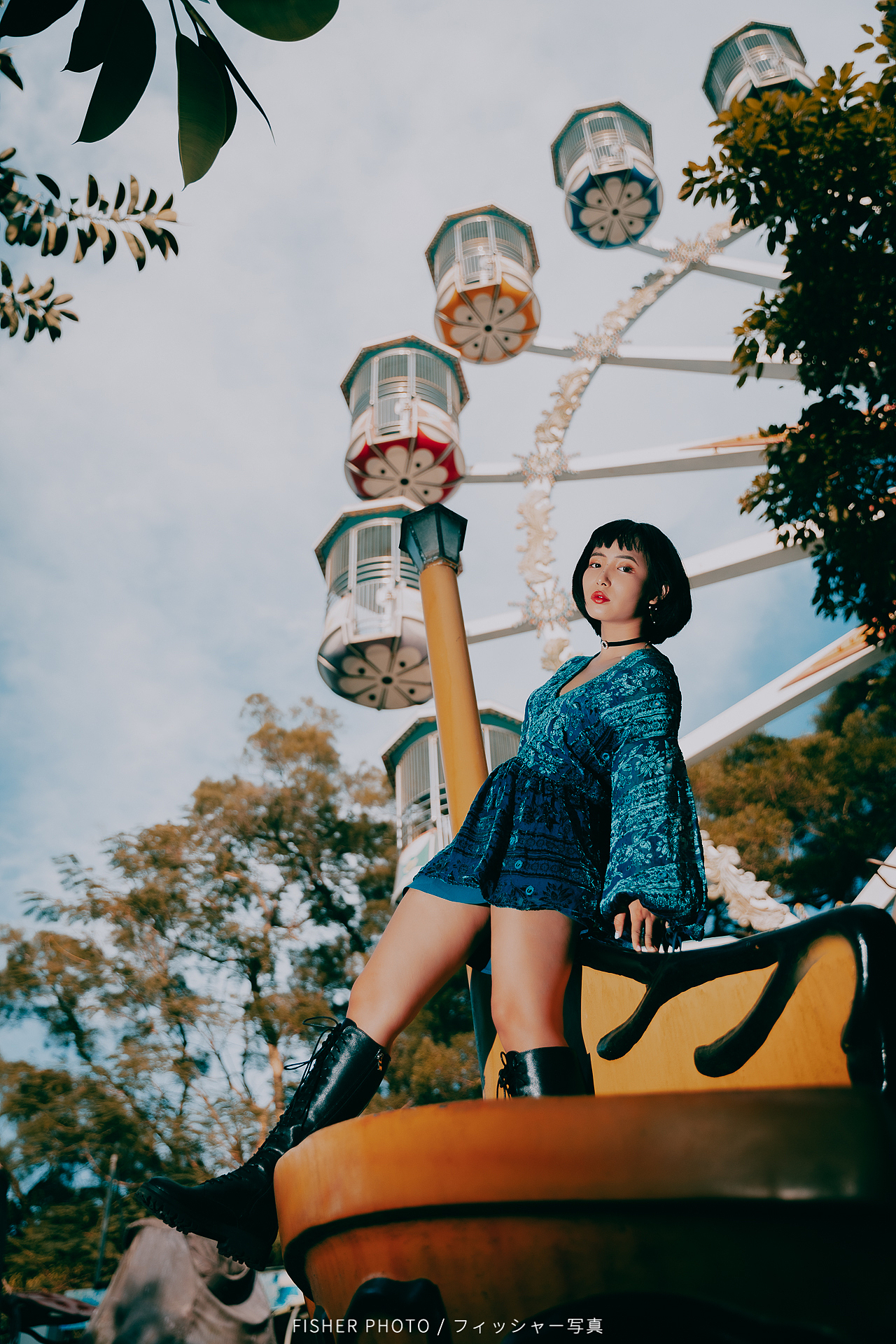 摩天轮|摄影|人像摄影|套头帽衫_原创作品-站酷zcool