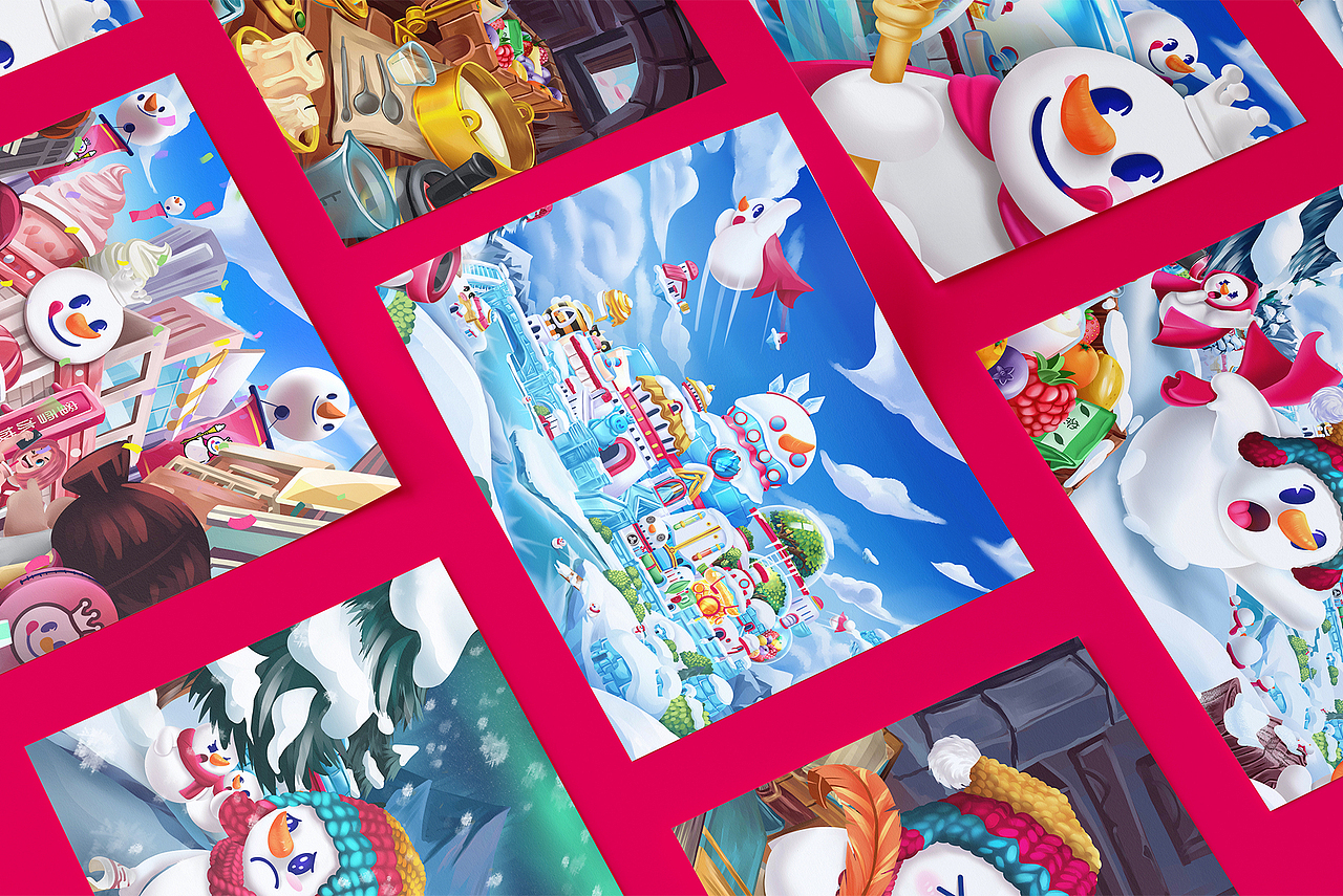 「蔬菜帮」蜜雪冰城品牌绘本插图（图ZMjUzODM5ODA0） - 绘本 - 站酷设计师蔬菜帮品牌设计原创素材 - 站酷ZCOOL