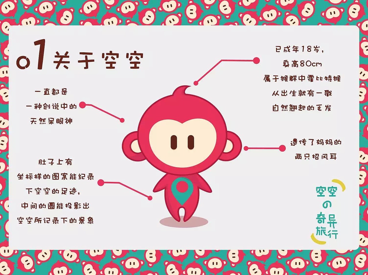 小猴子－空空（图ZNDg5ODM3ODQ=） - 商业插画 - 站酷设计师木木朵朵原创素材 - 站酷ZCOOL