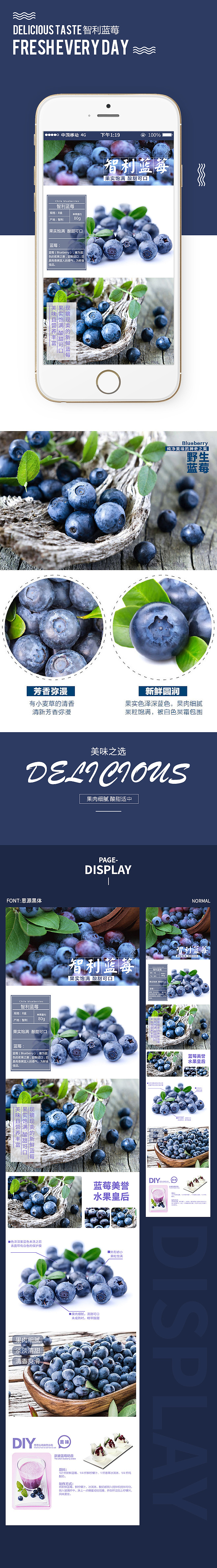 生鲜水果-智利蓝莓篇