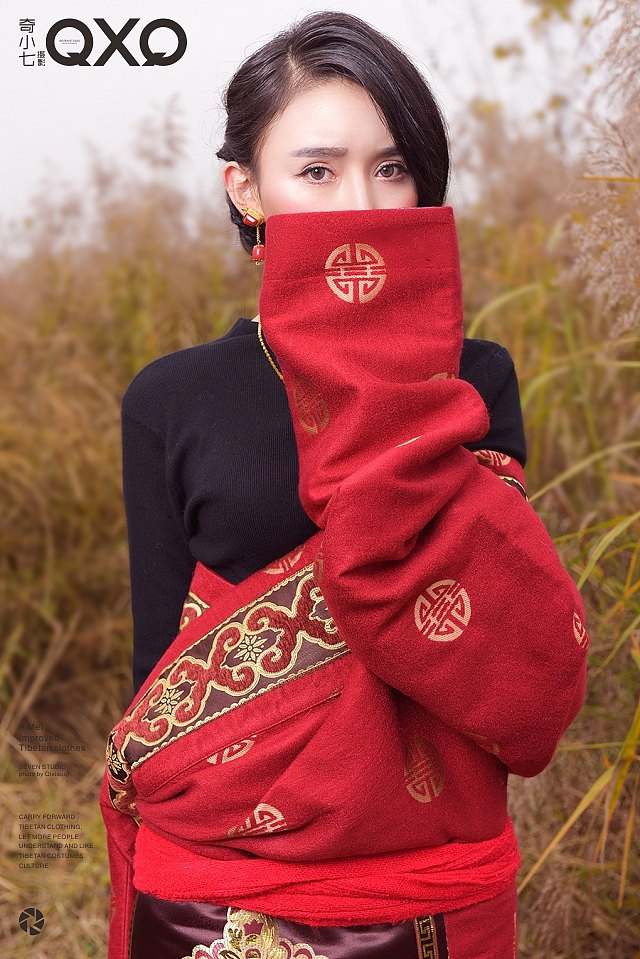 阿美和她的改良藏装(超多美图)(图ZNzU1MTkyNjA=) - 人像摄影 - 站酷设计师奇小七原创素材 - 站酷ZCOOL