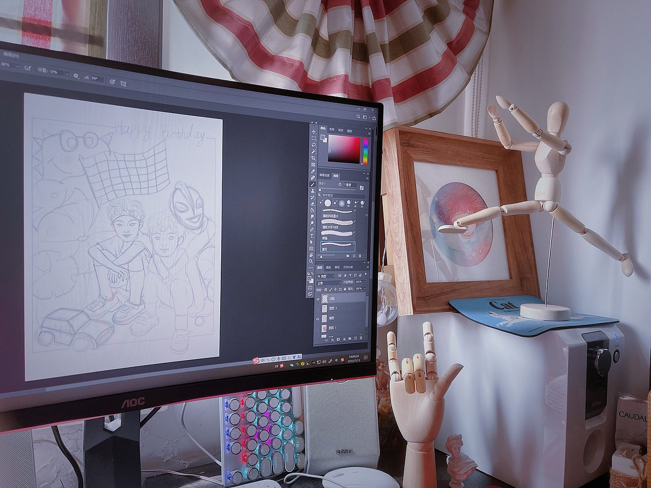 男孩子们的生日画🎂