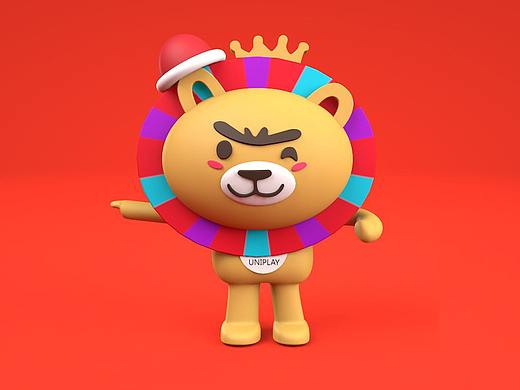 C4D 制作 卡通 小狮子