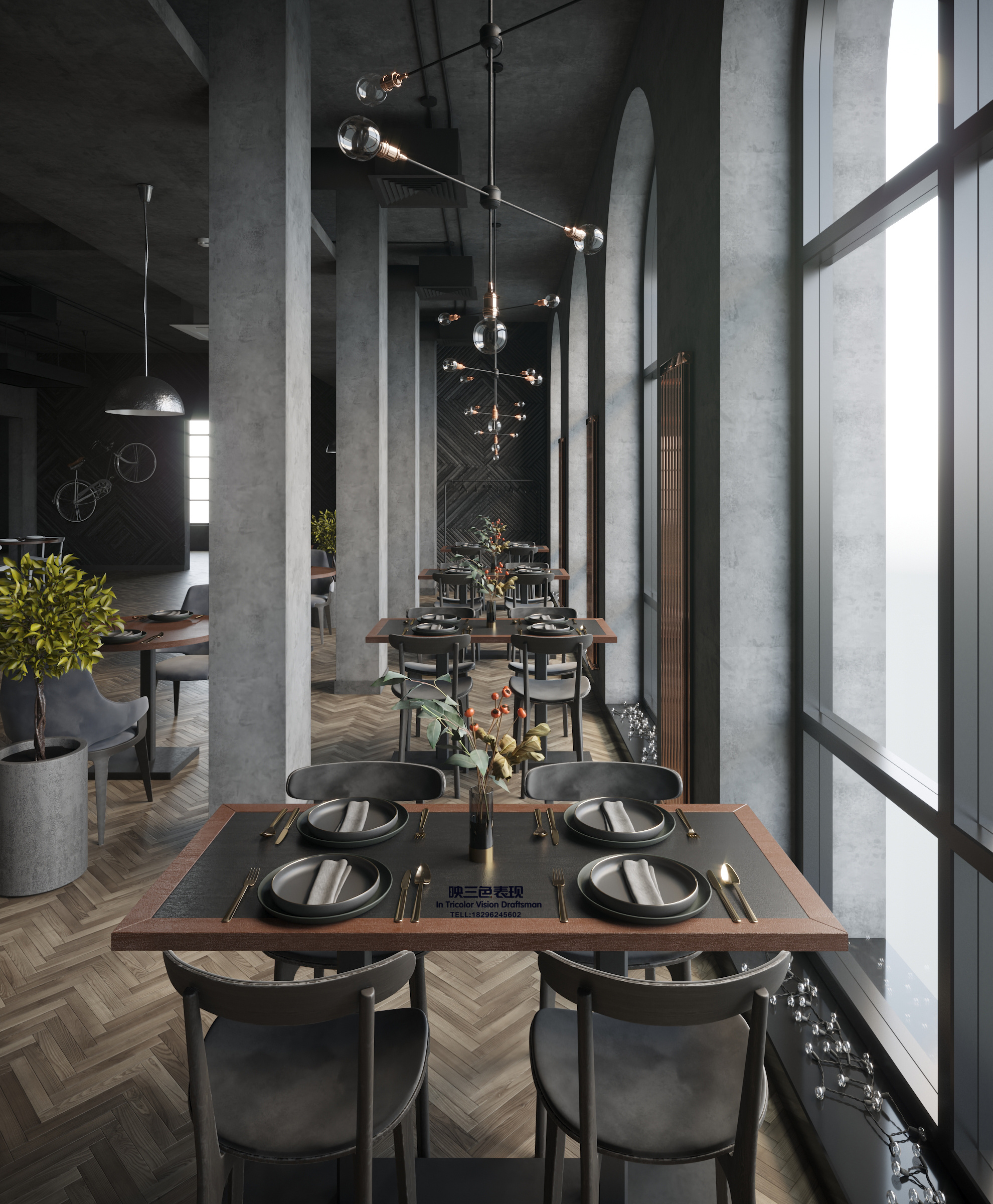 工业风餐厅