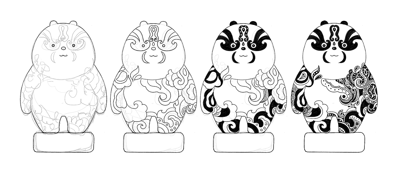 熊猫同萌-东方胖丸（图ZMjE4MTg0MjQw） - 手办/模玩 - 站酷设计师钟小林原创素材 - 站酷ZCOOL