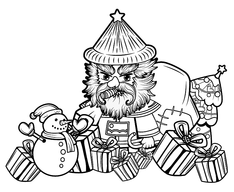 潮流插画 | 圣诞节插画设计（图ZMjY5NDE0MTEy） - 商业插画 - 站酷设计师江十一啊原创素材 - 站酷ZCOOL