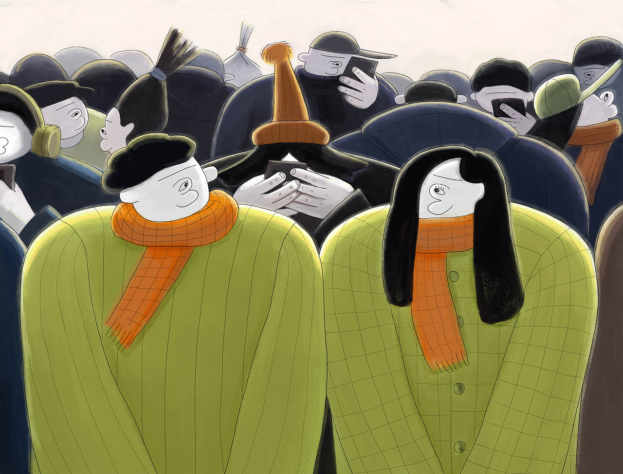 “那是我第一次这么近距离的看着她,
假装平静,<br>心脏却早已跳的不知去向。”<br><br>