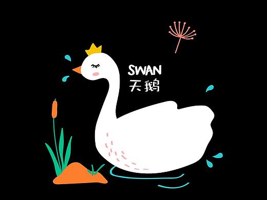 插画-动物4（个人主页-ZMjc0NTIwNTY=） - 商业插画 - 站酷设计师腿精小姐姐原创素材 - 站酷ZCOOL