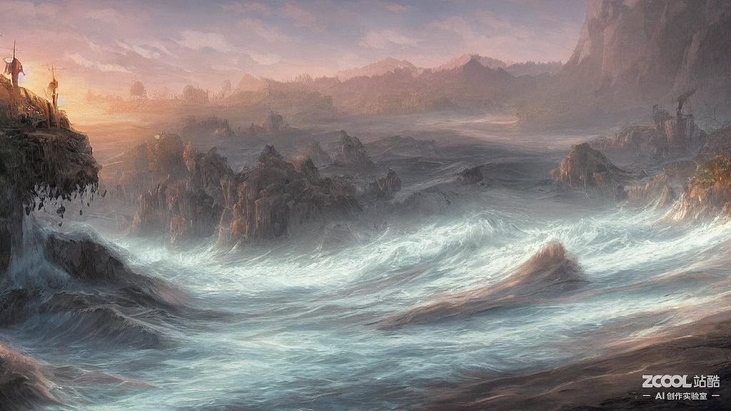 #AI创作实验室#湖（图ZMzE5MTM2OTky） - AI作品 - 站酷设计师stone齐原创素材 - 站酷ZCOOL