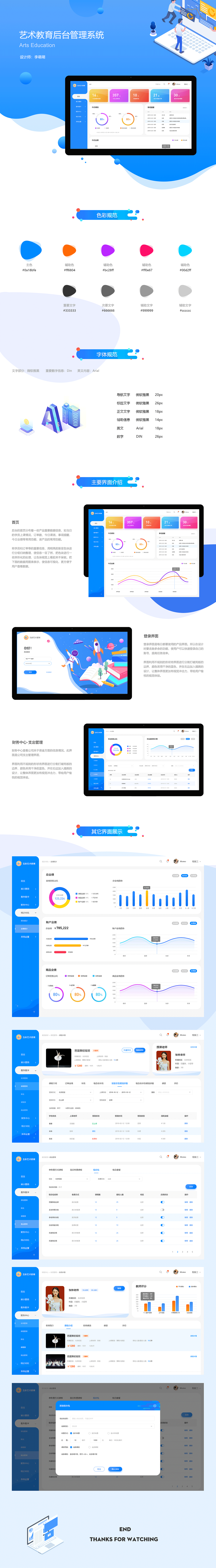 教育类后台网站