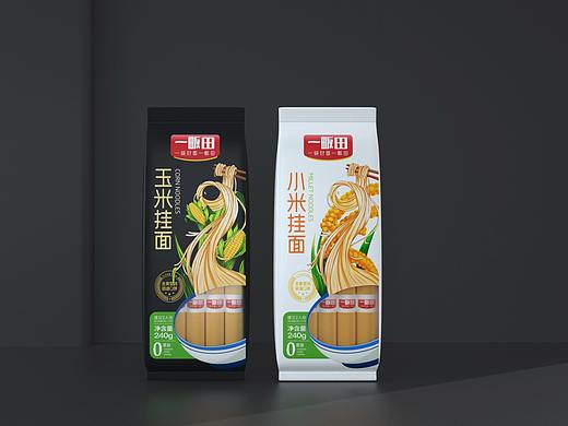 插画包装 | 杂粮系列挂面 | 面条设计