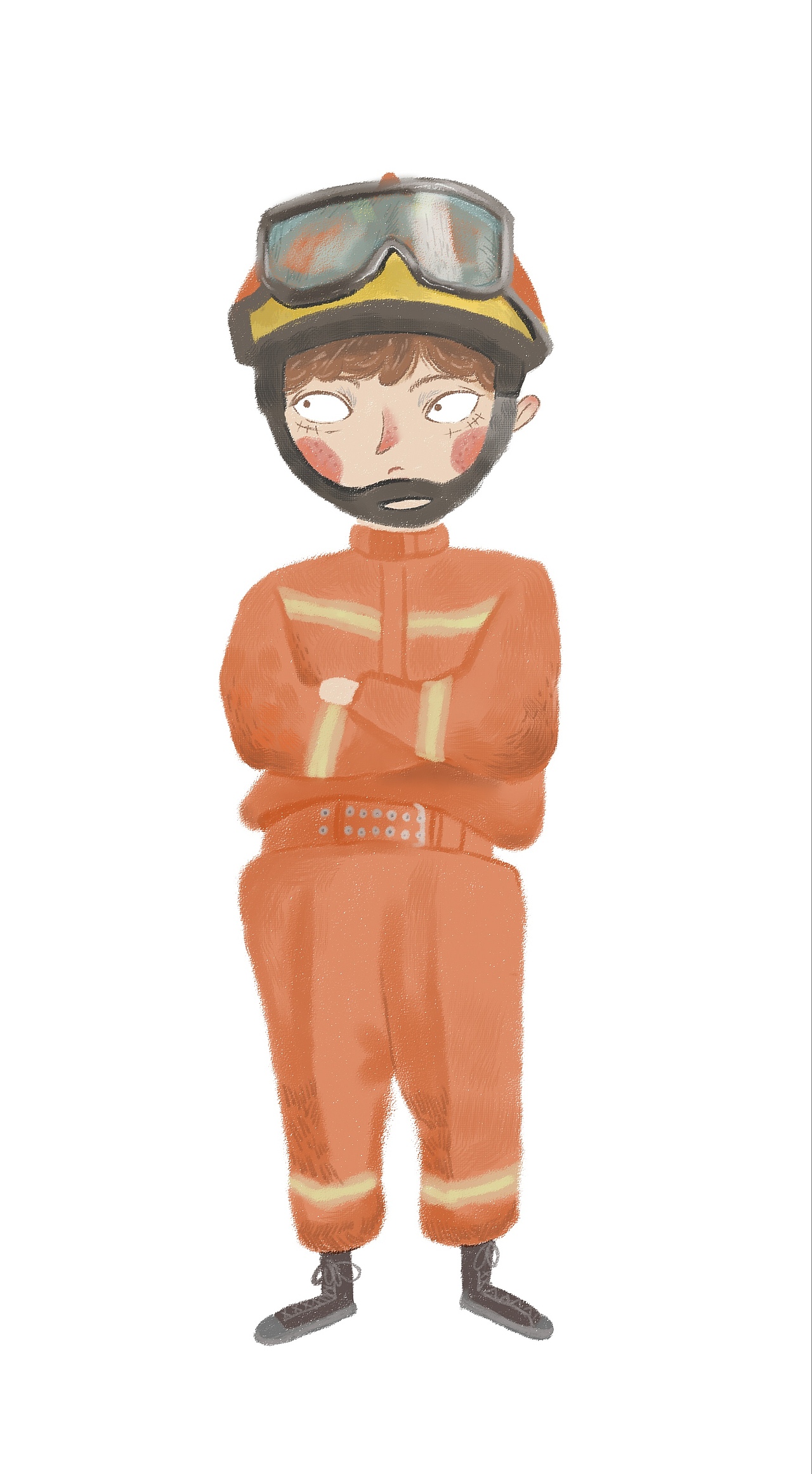 长大要当消防员!