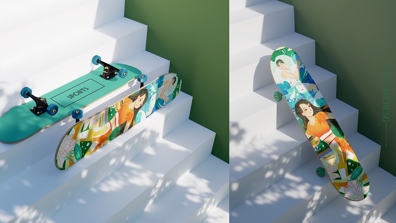 体育类国潮插画（图ZMjcxNzYwODIw） - 商业插画 - 站酷设计师十三城啊原创素材 - 站酷ZCOOL