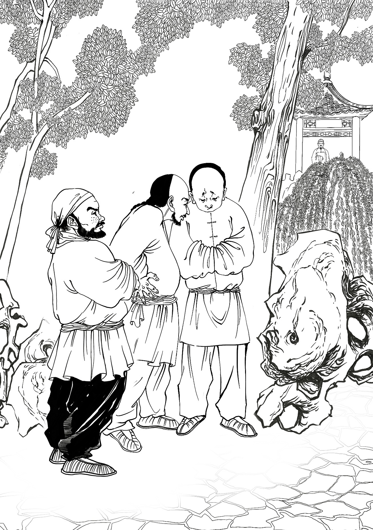 出版书籍内页插图