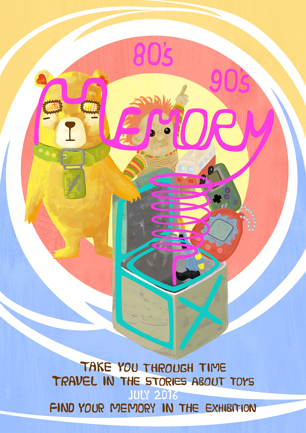 Memory Box-记忆盒子（图ZNjg1NDU2NjQ=） - 商业插画 - 站酷设计师AMONA_D原创素材 - 站酷ZCOOL