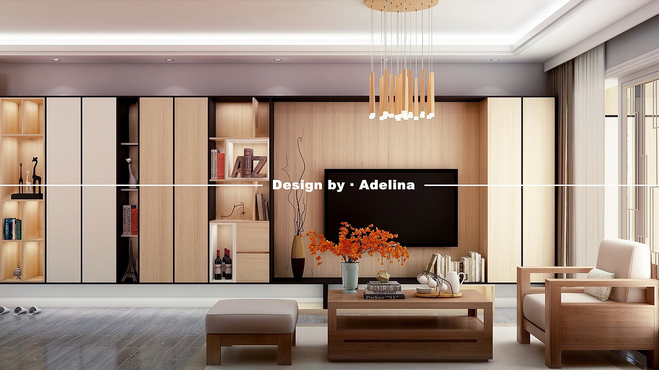 │木色沉淀·简约（图ZMTQ2MTkwMjgw） - 家装设计 - 站酷设计师Adelina丶原创素材 - 站酷ZCOOL