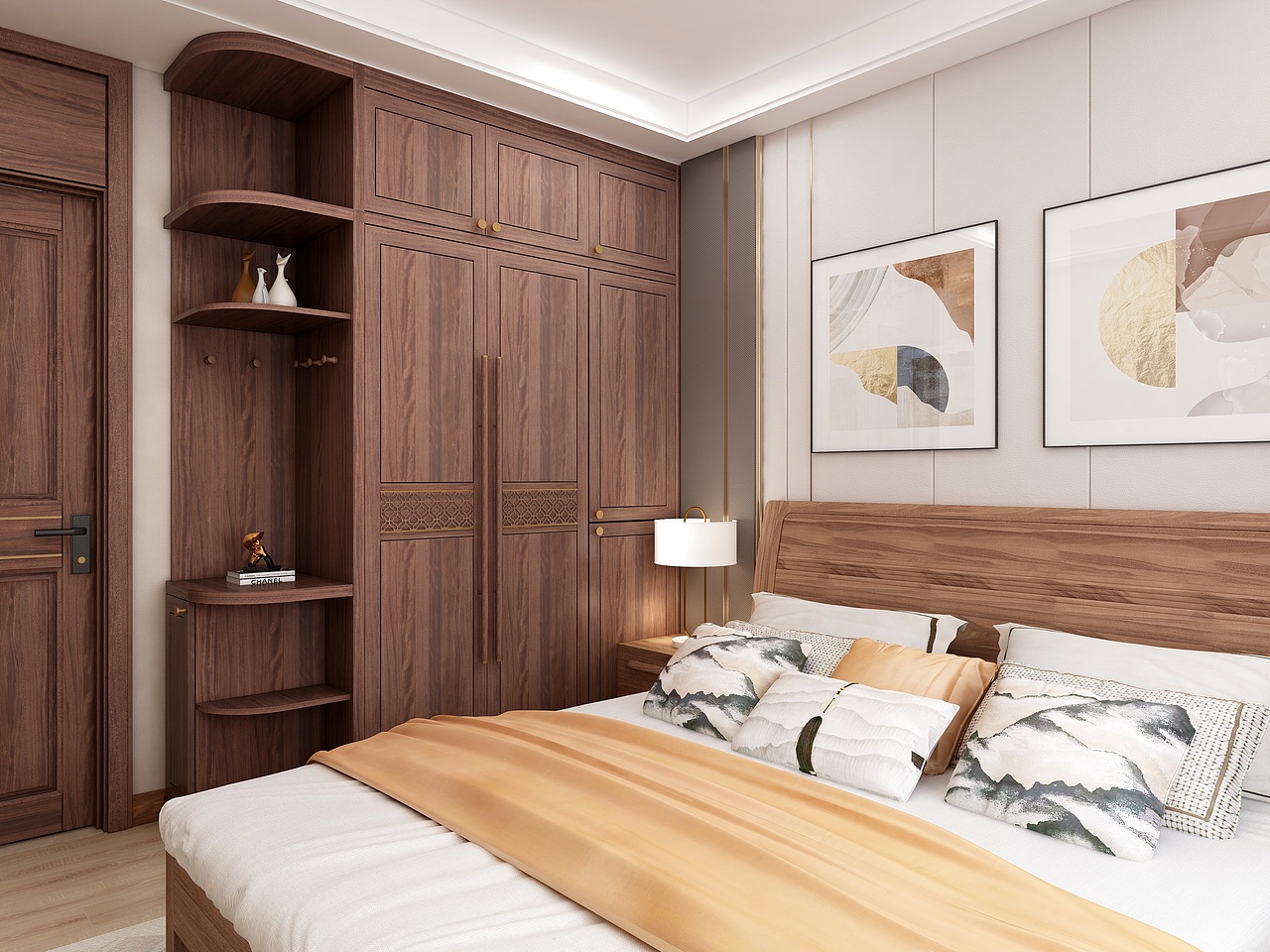 现代简约I客厅主卧