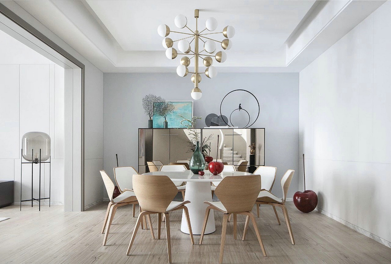 1992效果图顶级别墅设计现代清新干净风效果图