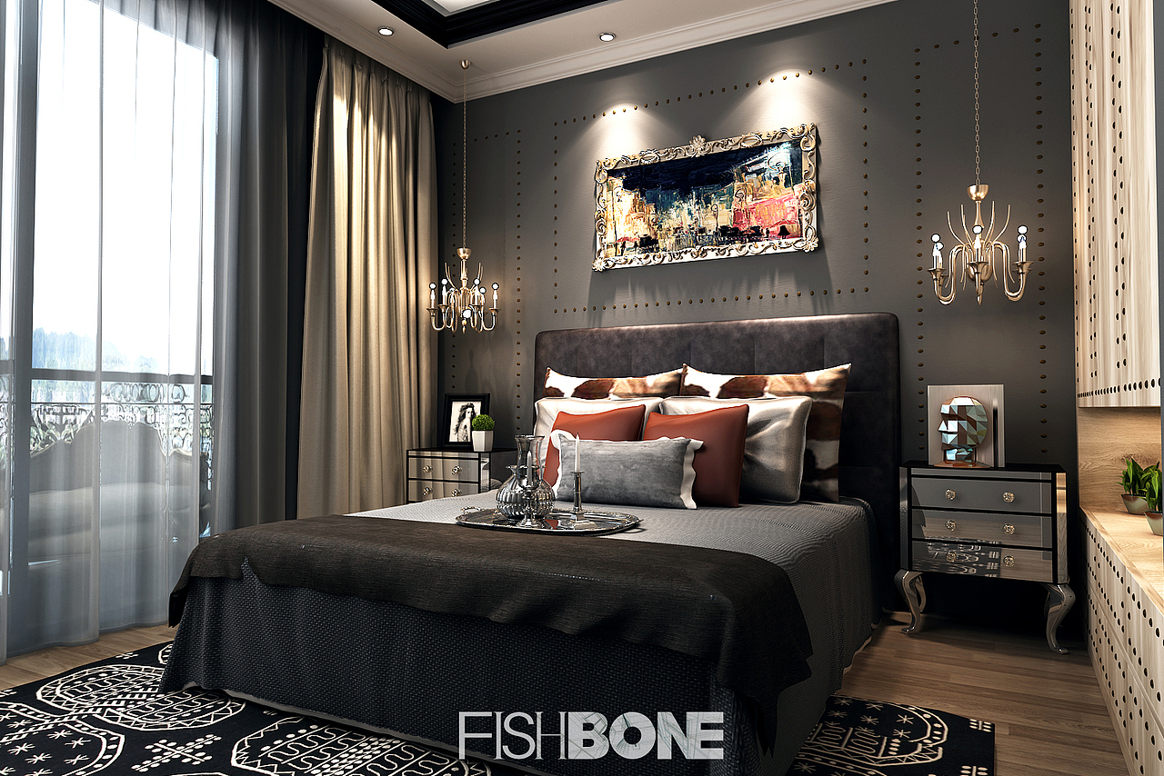 鱼骨设计-巴洛克风格别墅