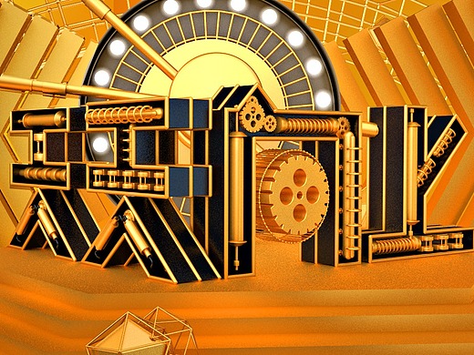 天天向上c4d宣传片头