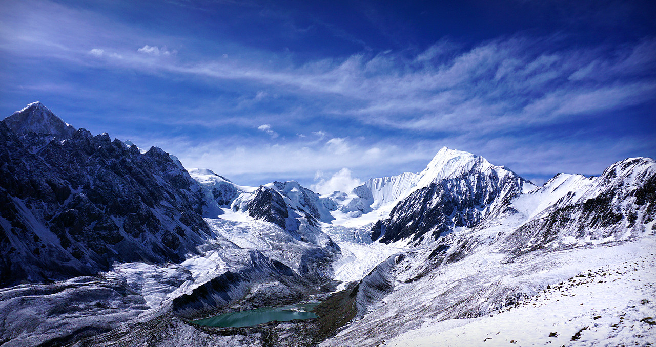 贡嘎山徒步摄影作品