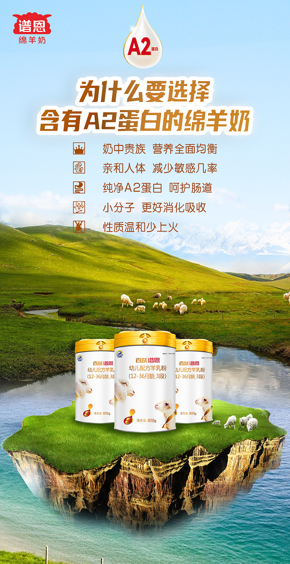 儿童 奶粉 海报 创意 产品 卖点 绵阳奶 系列图 羊奶 