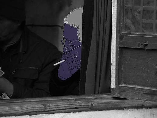 凡人往日-摄影插画的结合