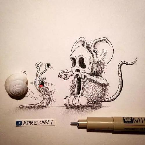 手绘画（图ZOTcyNTE0NTY=） - 艺术插画 - 站酷设计师邹浩要野原创素材 - 站酷ZCOOL