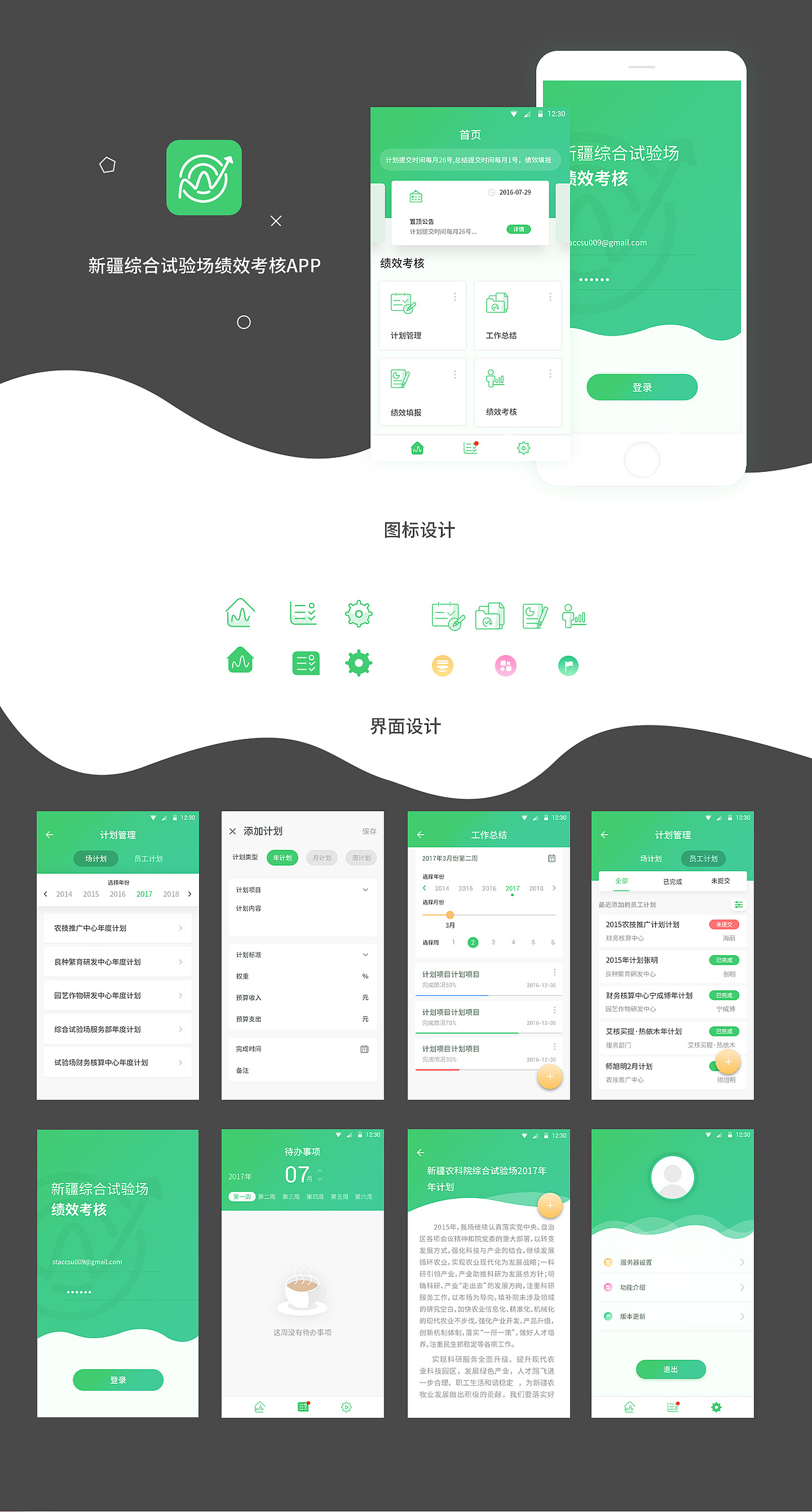 绩效考核APP（图ZMTA4OTI2NDEy） - APP界面 - 站酷设计师Aoedek原创素材 - 站酷ZCOOL