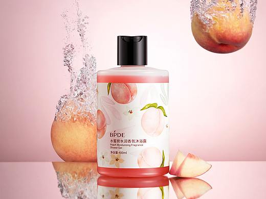 水蜜桃水润香氛沐浴露