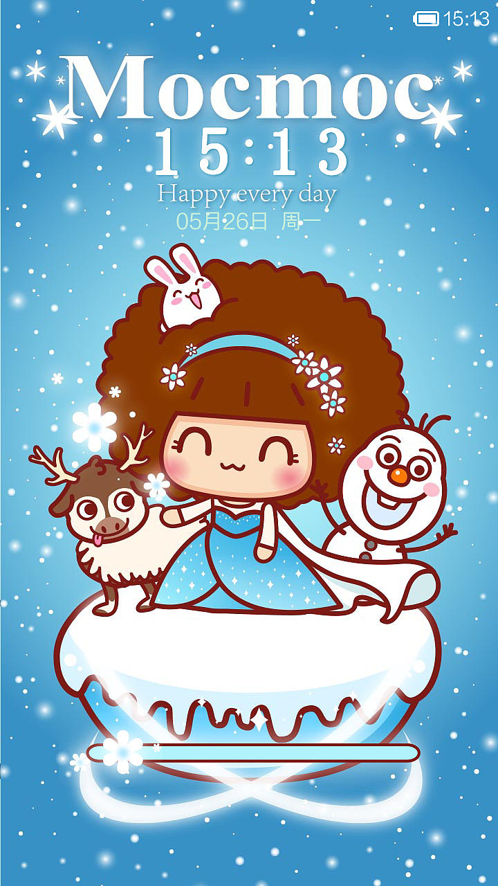 摩丝摩丝の冰雪奇缘(图ZMTY0ODg4NzY=) - APP界面 - 站酷设计师碳碳原创素材 - 站酷ZCOOL