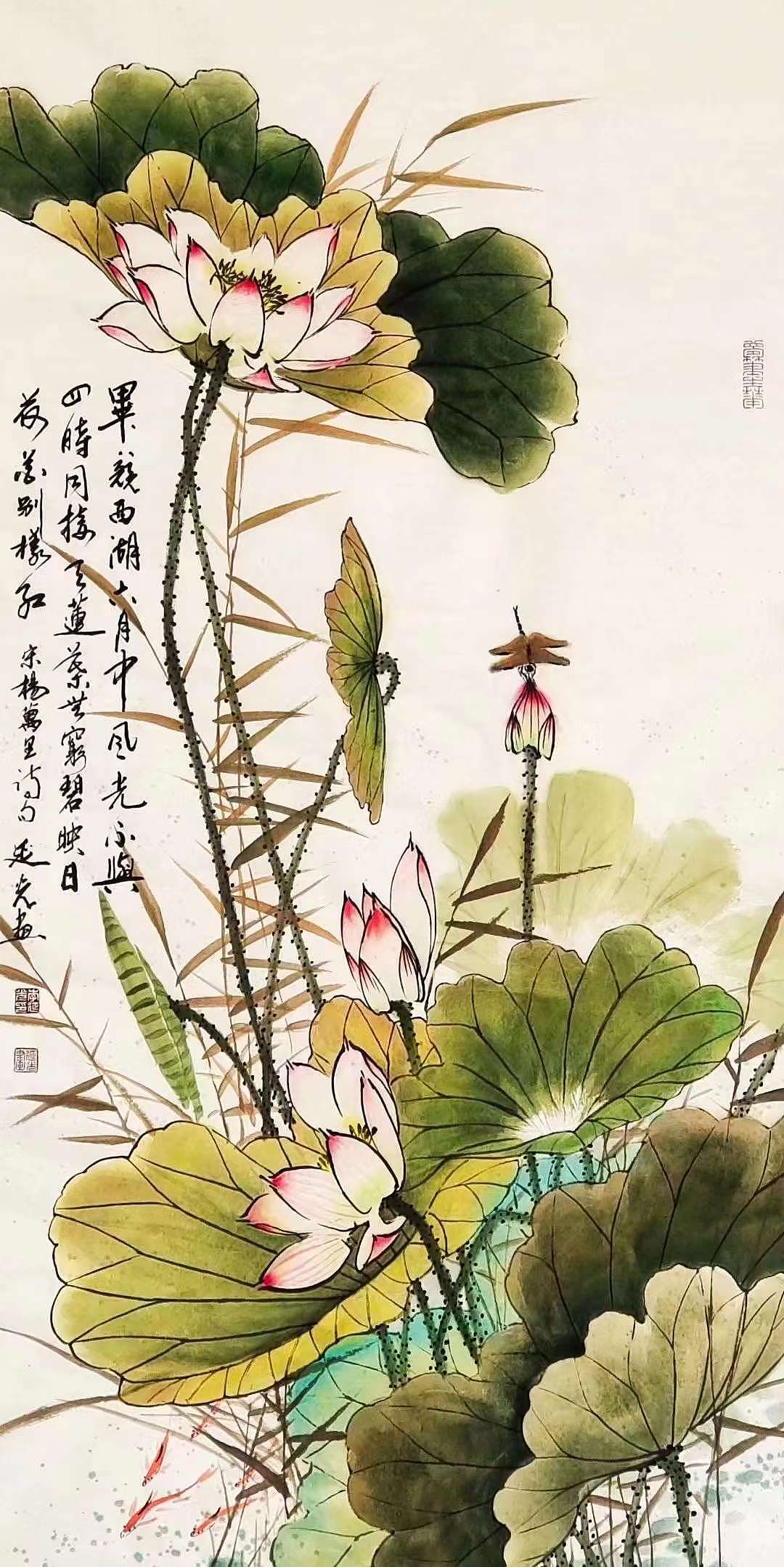 李延光国画作品中的花鸟诗意（图ZMjkxOTk1ODA0） - 绘画 - 站酷设计师易阁字画网张小克原创素材 - 站酷ZCOOL