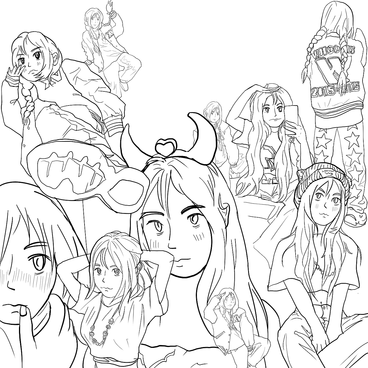 原创潮酷嘻哈插画头像&Q版rapper人偶（图ZMjcyNTgyMzQw） - 新锐潮流插画 - 站酷设计师AFys半扣原创素材 - 站酷ZCOOL