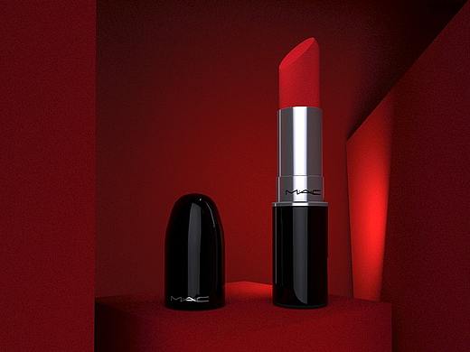 MAC口红-C4D建模渲染