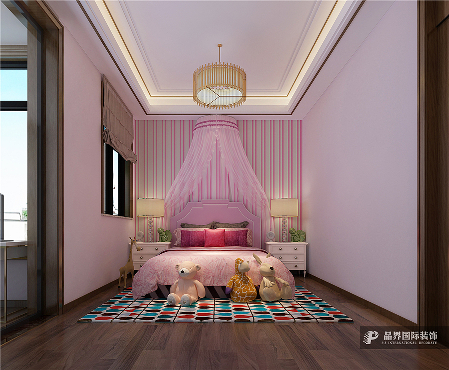 天伦庄园375平叠墅装修效果图设计·品界