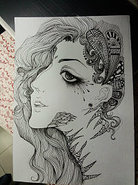 黑白装饰画设计