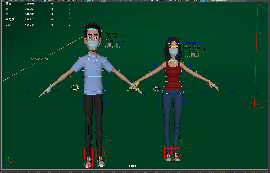 卡通角色三维动画片头制作抖音动画建模三维形象设计