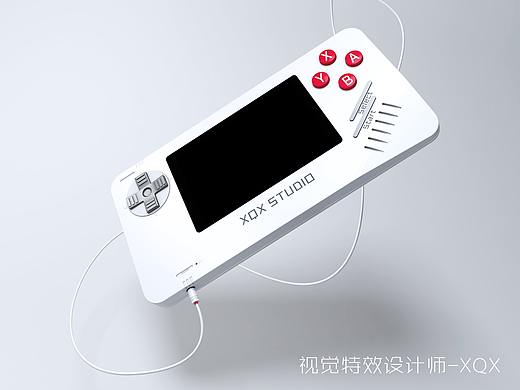 Cinema 4D - 游戏机建模案例