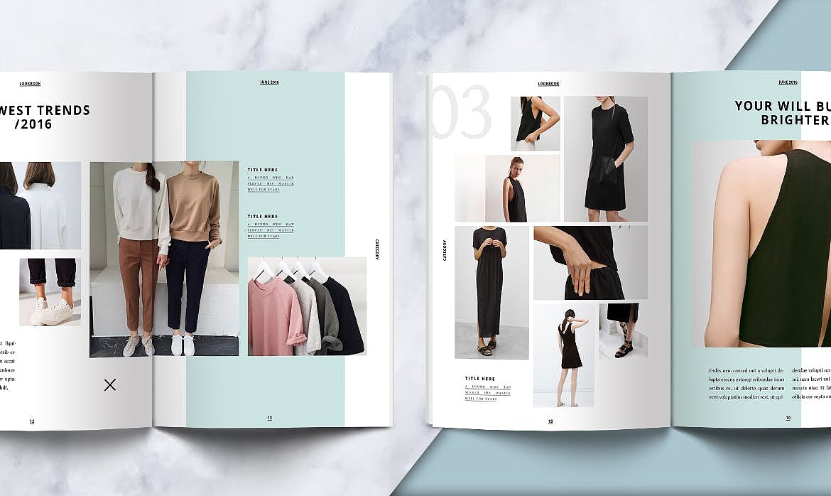时尚杂志小册子（含Indesign源文件）（图ZOTUxMDgwODg=） - 书籍/画册 - 站酷设计师skyzheng原创素材 - 站酷ZCOOL