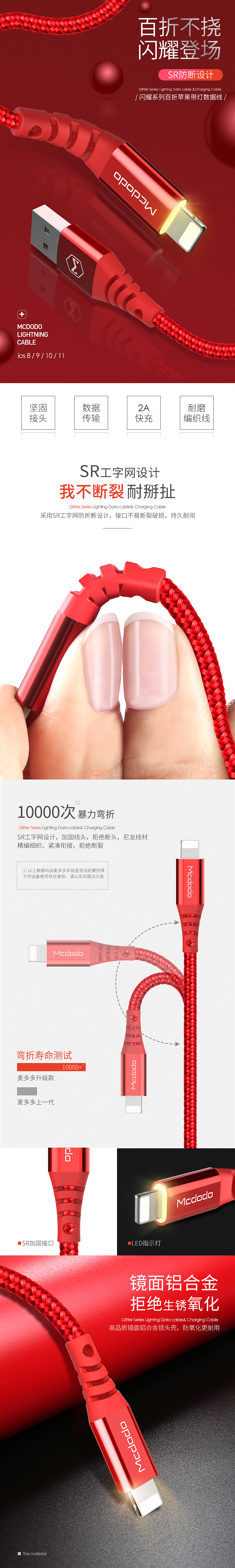 麦多多 闪耀系列苹果数据线（图ZMTAyOTM2NTAw） - 电商 - 站酷设计师空氣貓Emily原创素材 - 站酷ZCOOL