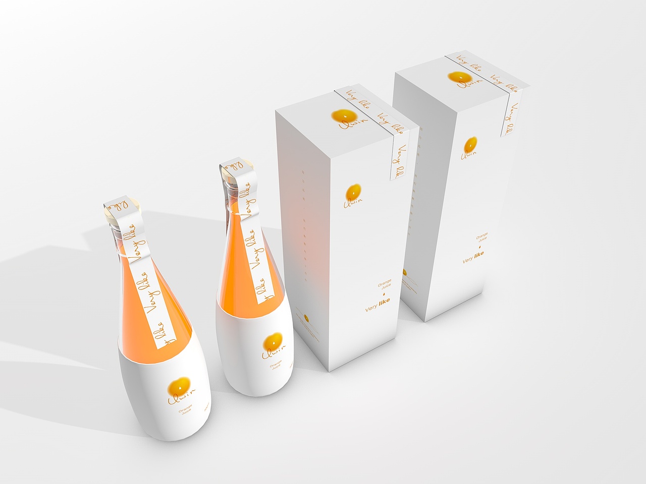 u-win 优蕴橙汁包装设计