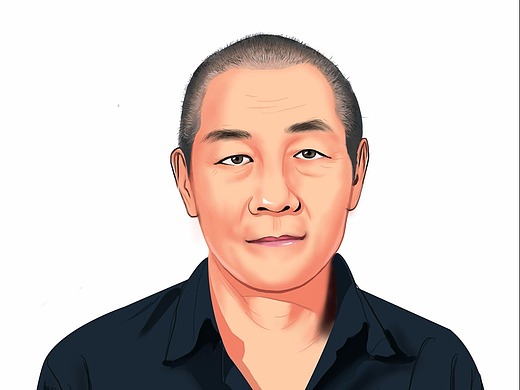 男人肖像画