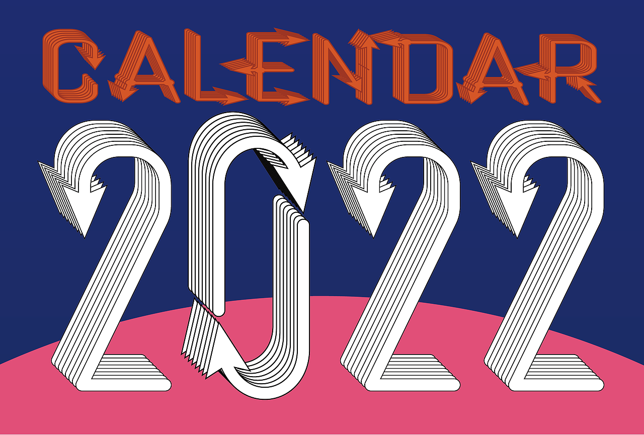 撞色日历-2022