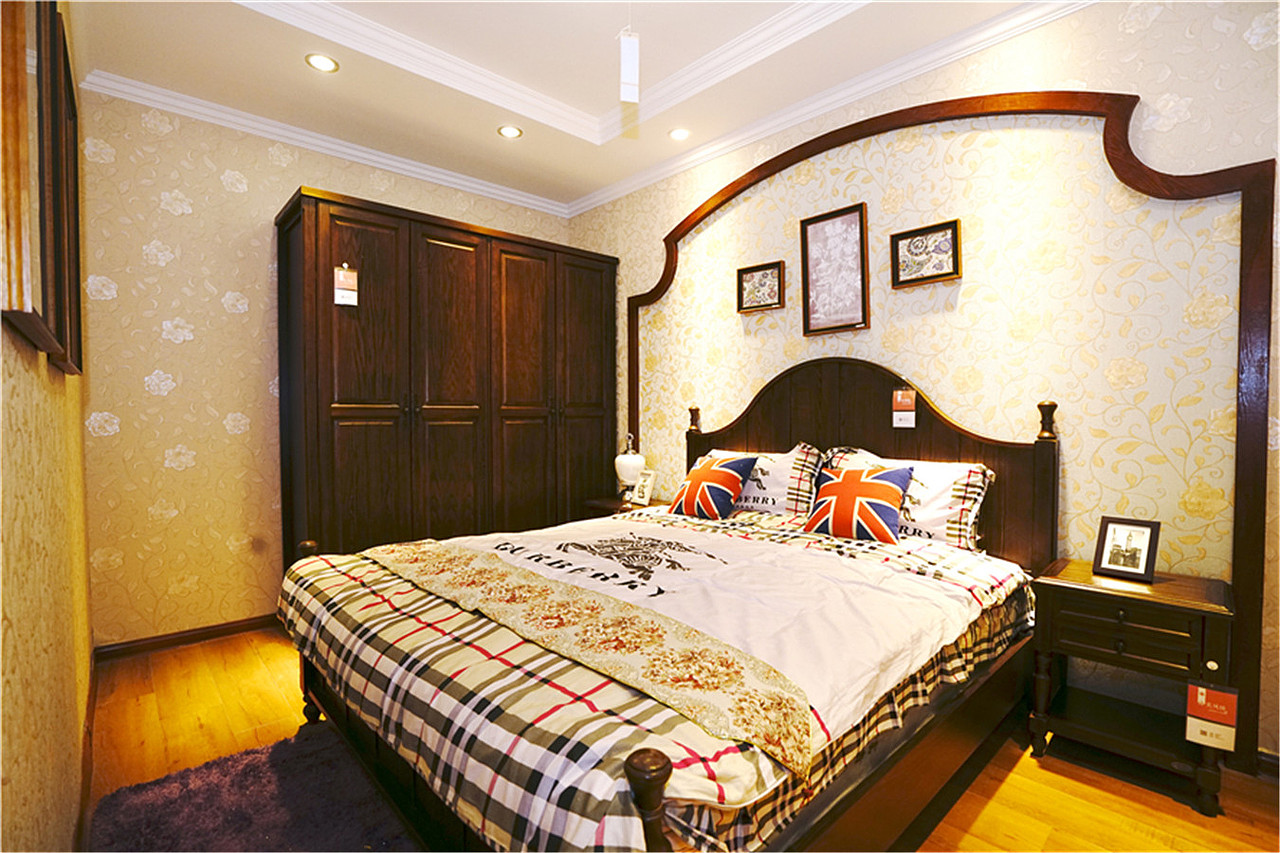 【西安盛腾家装】美式风格-样板间装修效果图（图ZOTMxNDY1OTY=） - 家装设计 - 站酷设计师西安盛腾家装原创素材 - 站酷ZCOOL