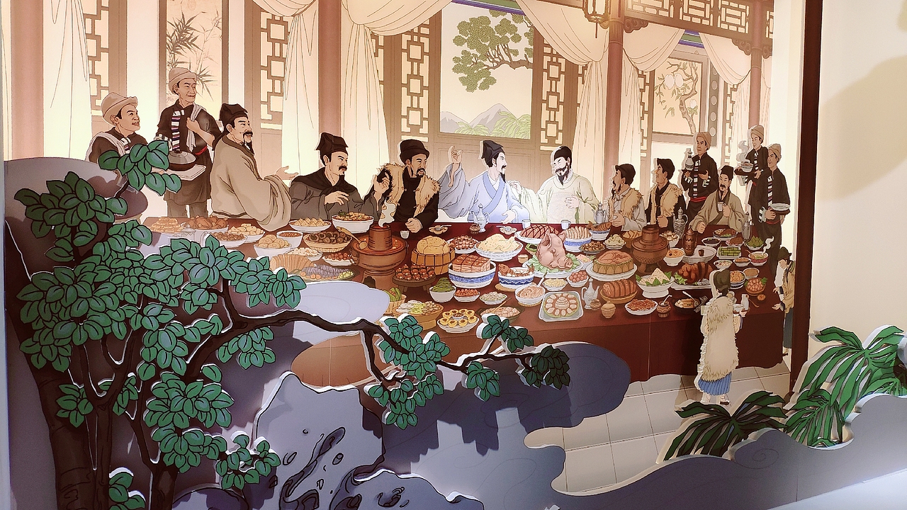 丽江徐霞客纪念馆层板画